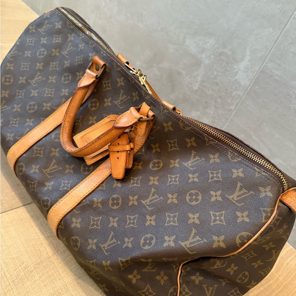 Authentic  Vintage Louis Vuitton Brown Monogram Duffel Bag